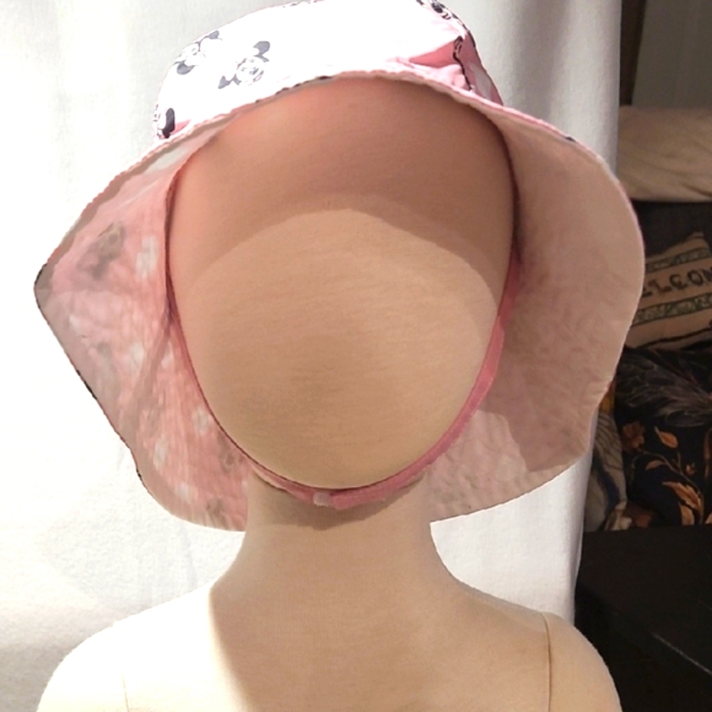 Disney MINNIE MOUSE Pink Sun Hat with Decorative Elements CLEARANCE